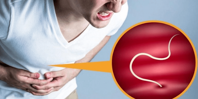Dolor causado por helmintos